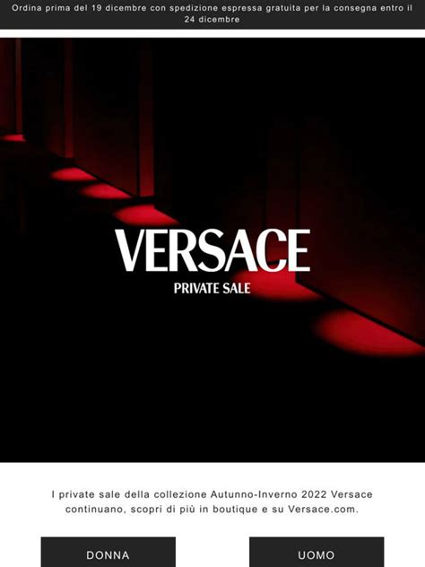 versace private sale.